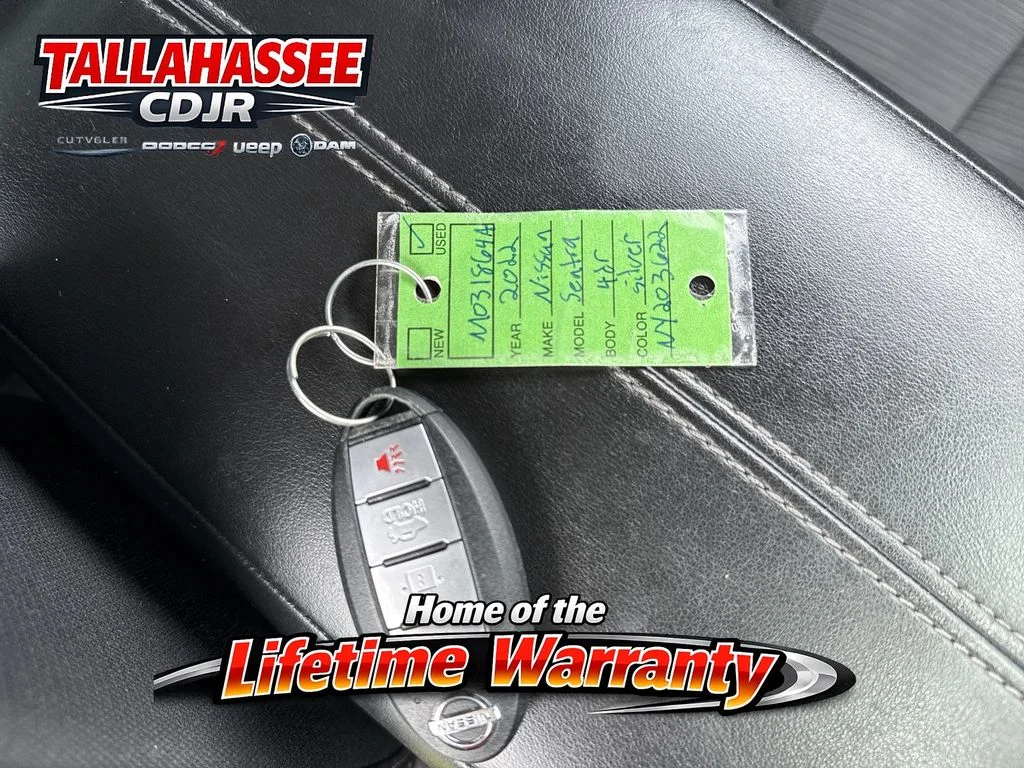 Used 2022 Brilliant Silver Metallic Nissan SV image 28