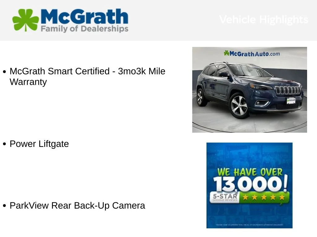 Used 2020 Blue Jeep Limited image 3