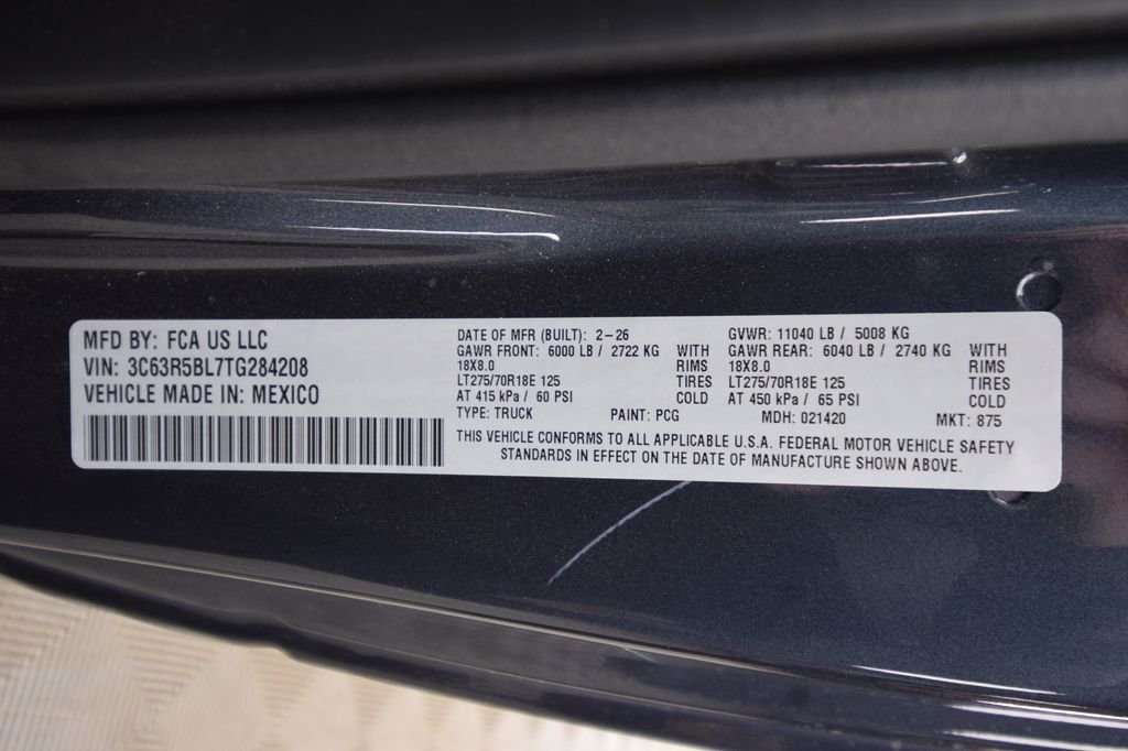 New 2026 Forged Blue Metallic Exterior Paint RAM Big Horn image 34