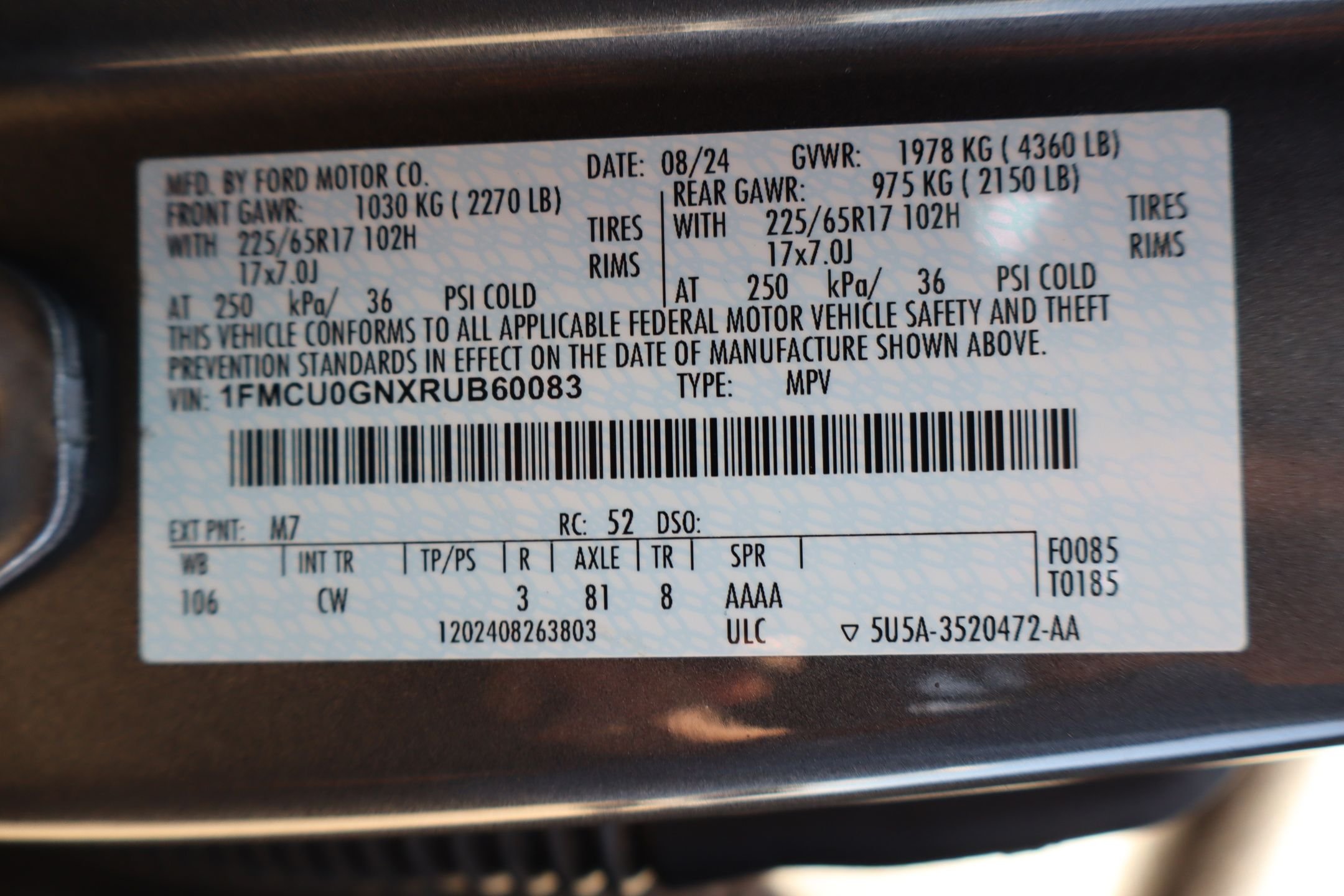 Used 2024 Gray Ford Active image 30