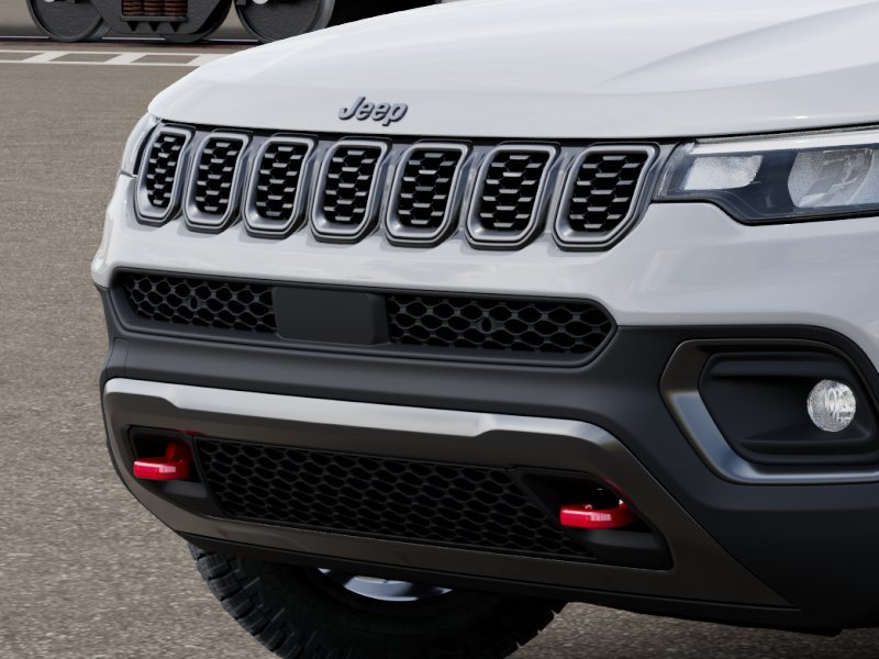 New 2026 Bright White Clear-Coat Exterior Paint Jeep Trailhawk image 7