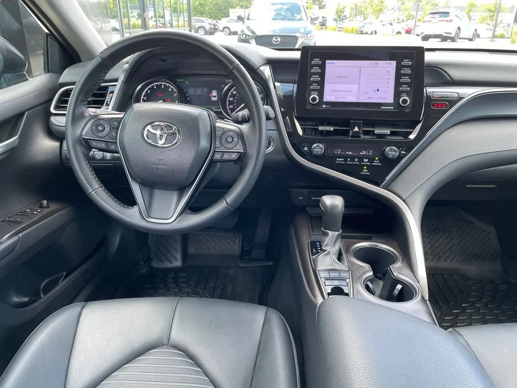 Used 2024 Midnight Black Metallic Toyota SE Nightshade image 16