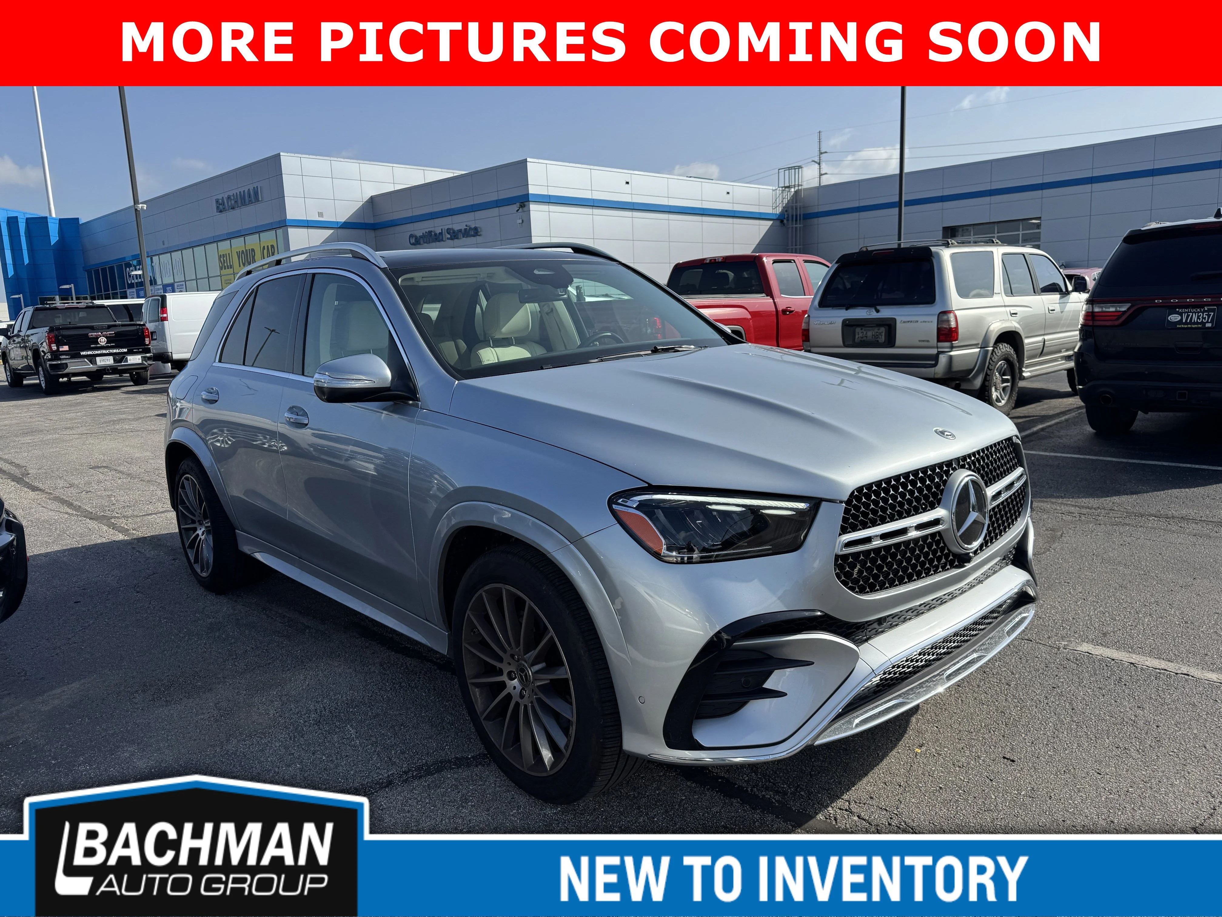 Used 2025 Cirrus Silver Metallic Mercedes-Benz GLE 350 image 2