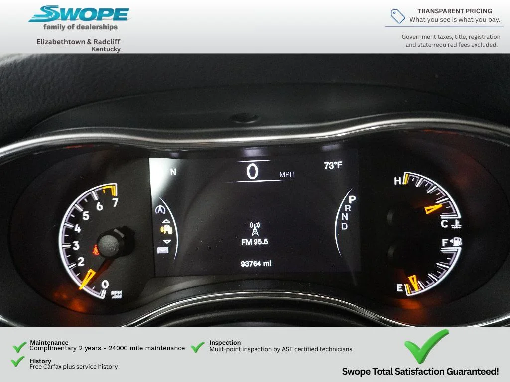 Used 2019 Walnut Brown Metallic Clearcoat Jeep Laredo E image 14