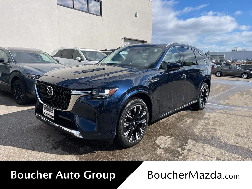 New 2026 Deep Crystal Blue Mica Mazda 3.3 Turbo S Premium Plus AWD image 1