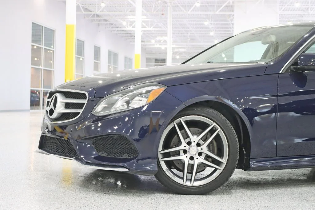 Used 2016 Blue Mercedes-Benz E 350 image 2