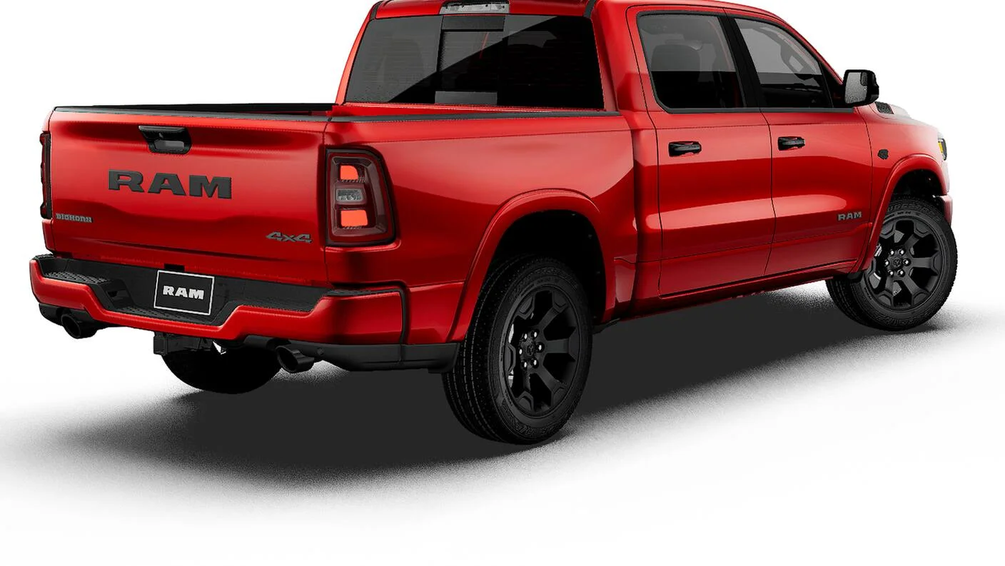 New 2027 Molten Red Pearl-Coat Exterior Paint RAM BIG HORN image 14