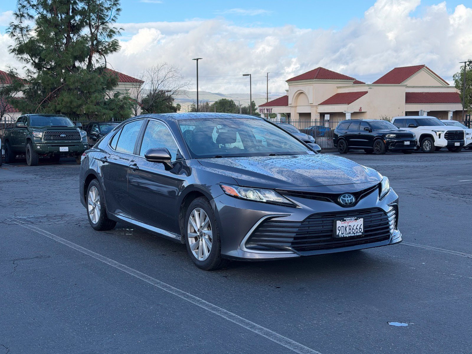 Certified Used 2023 Predawn Gray Mica Toyota LE image 2