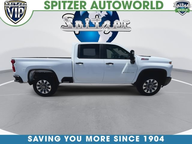 2026 Chevrolet Silverado 2500 HD Custom White at Spitzer Autoworld Chevy Buick GMC Cadillac