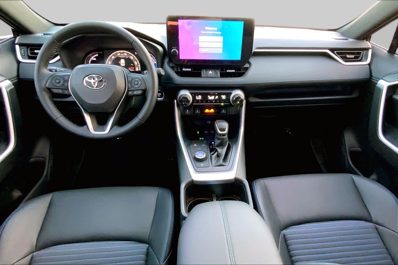 Used 2025 Silver Sky Metallic/Midnight Black Metallic Toyota Hybrid XSE image 16