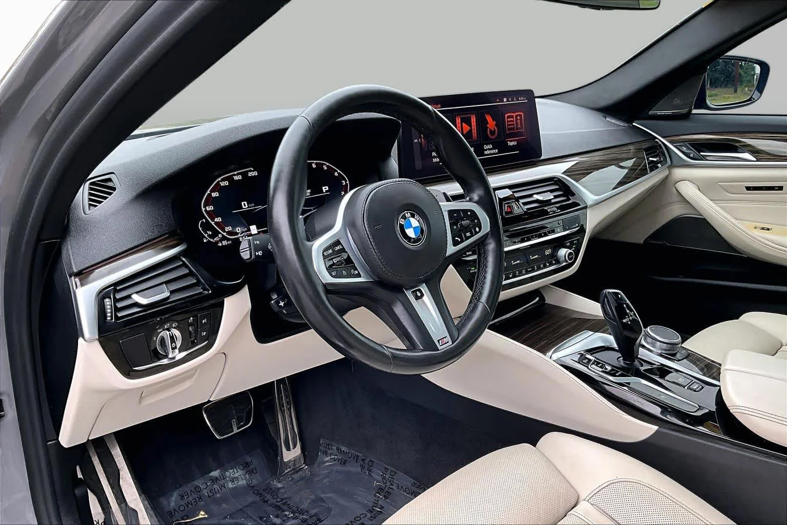 Used 2021 Bernina Grey Amber Effect Metallic BMW 540i xDrive image 18