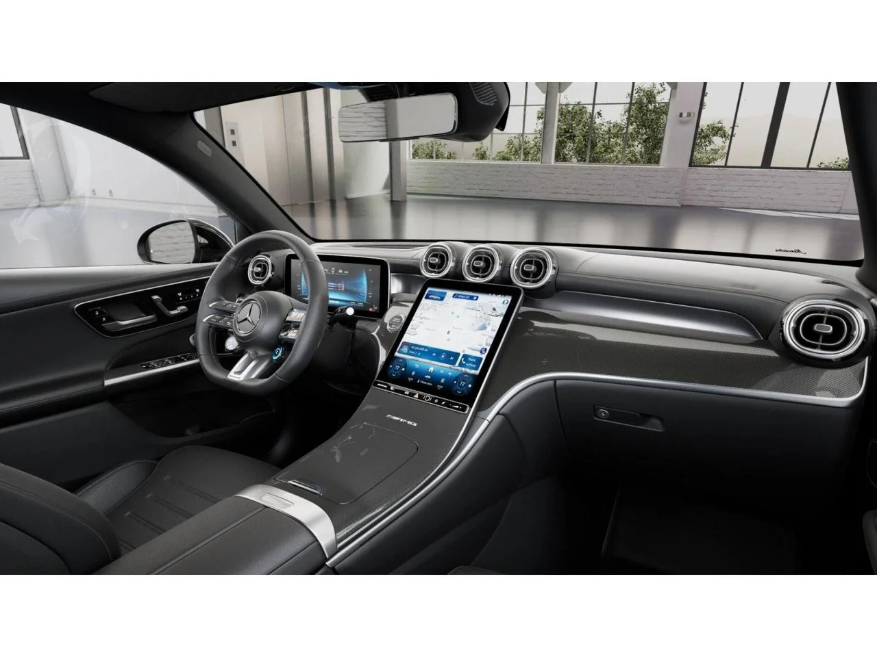 New 2027 MANUFAKTUR Moonlight White Metallic Mercedes-Benz AMG® GLC 53 4MATIC+ Coupe image 6