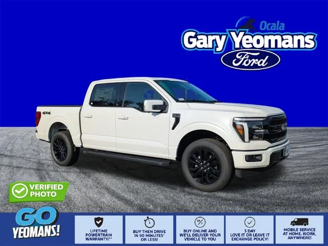 New 2026 Star White Metallic Tri-Coat Ford Lariat® image 1
