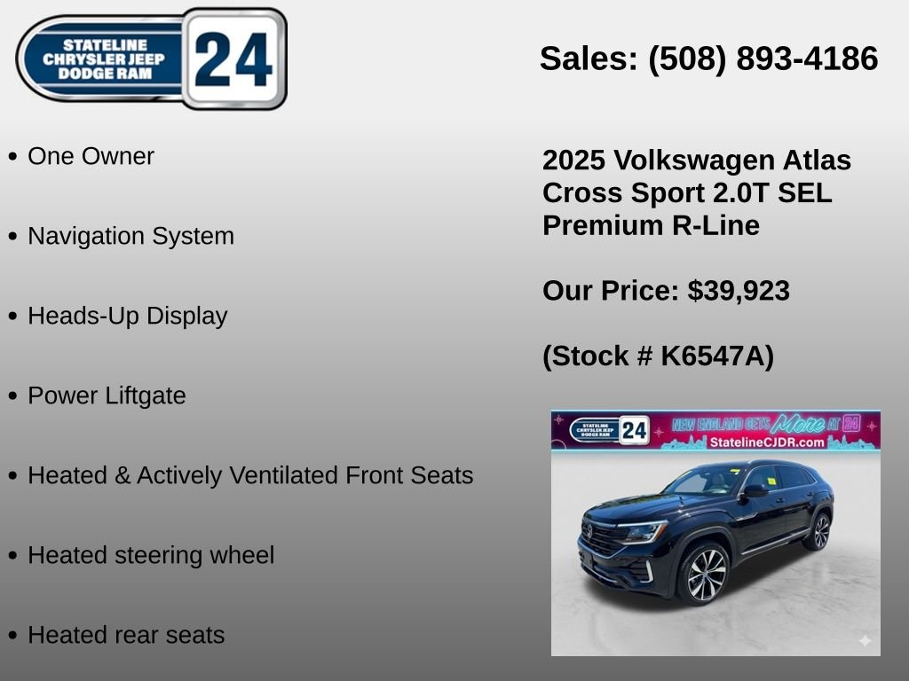 Used 2025 Black Volkswagen 2.0T SEL Premium R-Line image 5