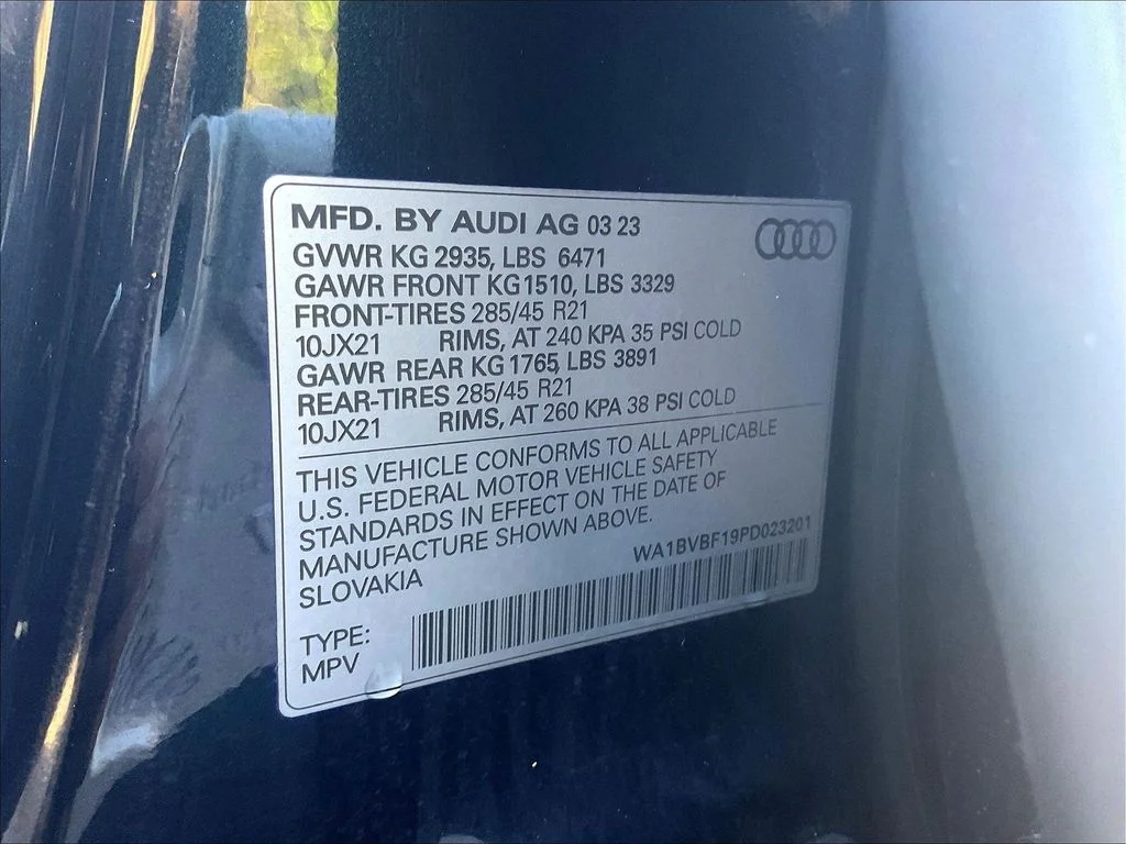 Used 2023 Blue Metallic Audi 55 Premium Plus image 18