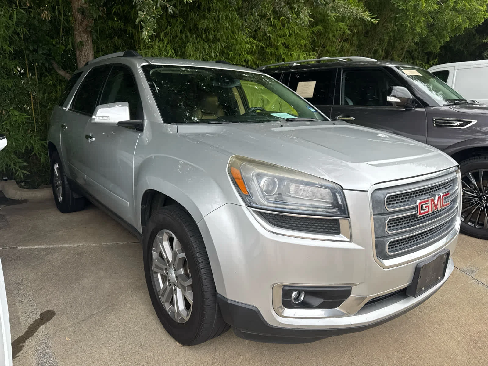 Used 2015 GMC Acadia SLT1 with VIN 1GKKRRKD3FJ214443 for sale in Plano, TX