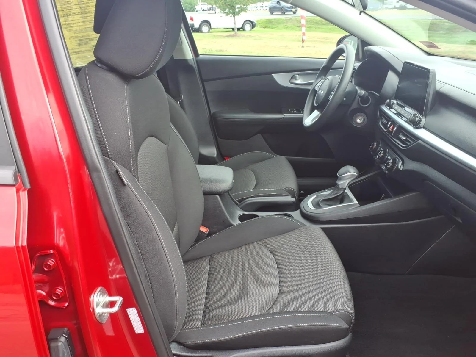 Used 2024 Currant Red Kia LXS image 15