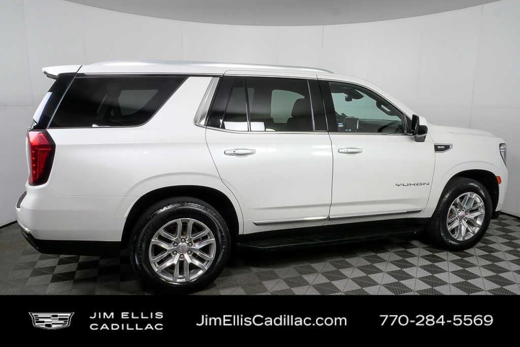 Used 2023 White Frost Tricoat GMC SLT image 2