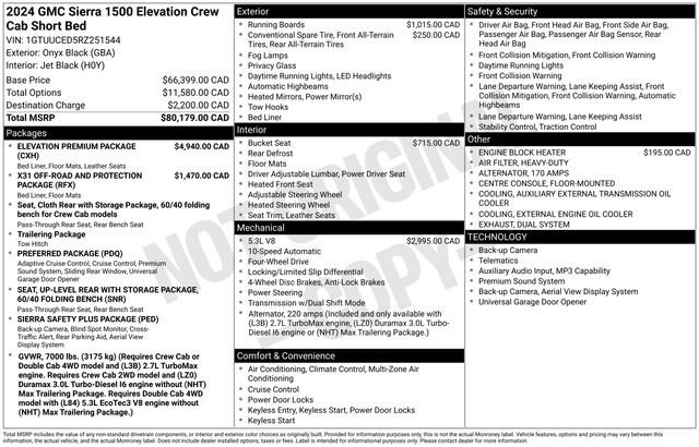2024 GMC Sierra Elevation 4WD Crew Cab Short Box's photo
