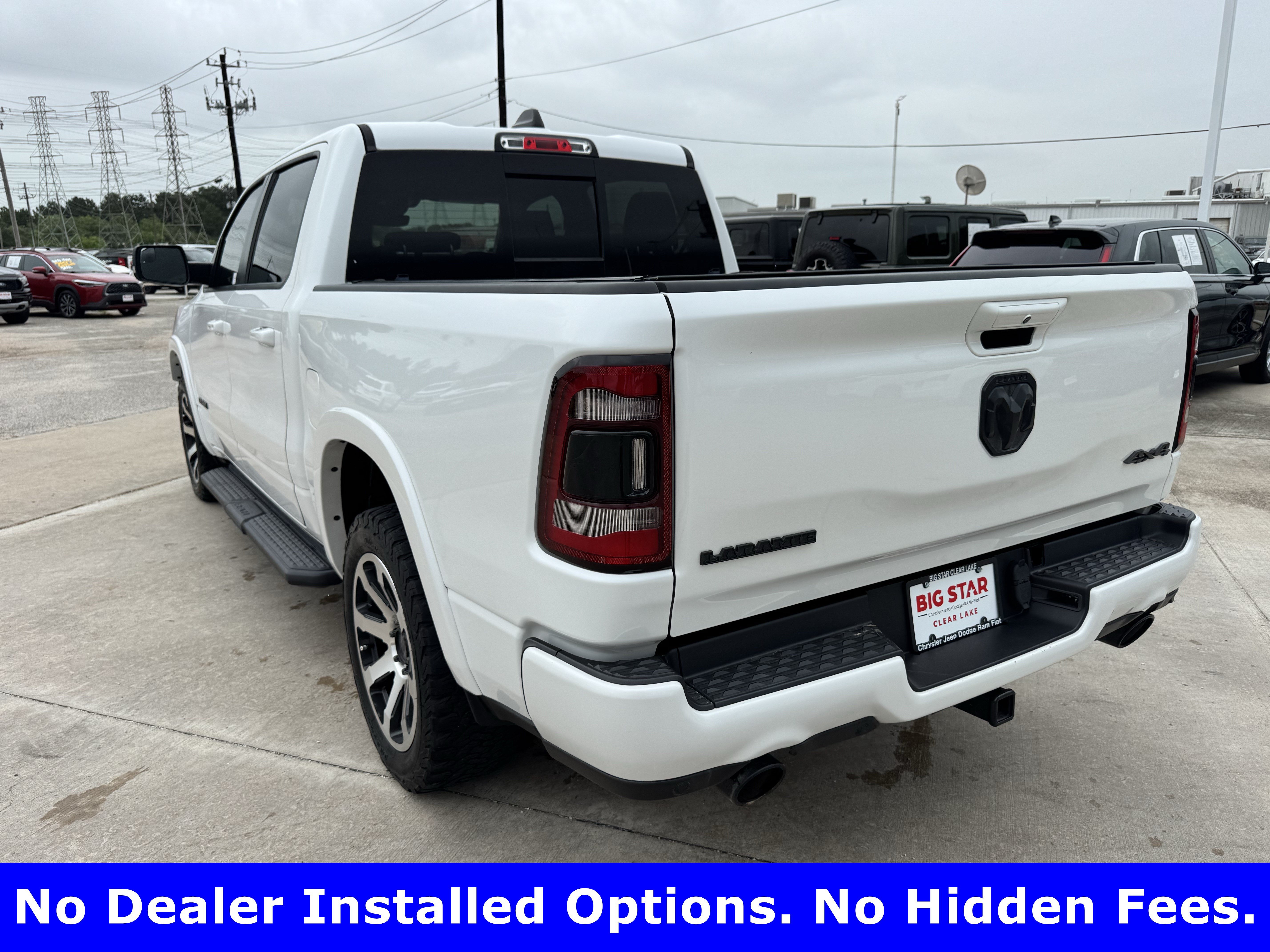 Used 2021 Ivory White Tri-Coat Pearlcoat Ram Laramie image 5