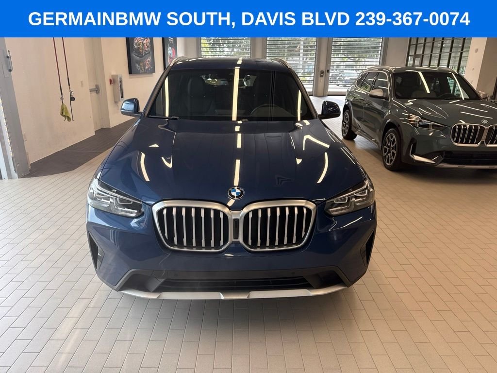 Certified Used 2022 Blue Metallic BMW sDrive30i image 8