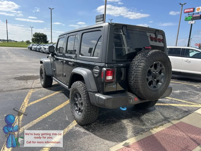 Used 2023 Black Clearcoat Jeep Willys image 3