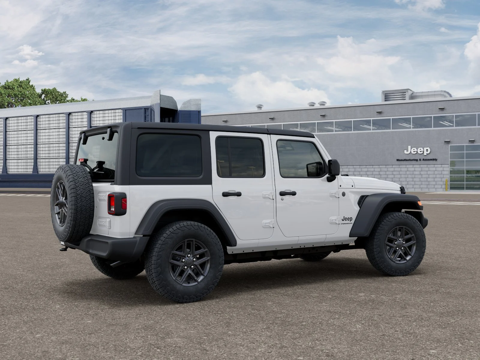 New 2026 Bright White Clear-Coat Exterior Paint Jeep  image 30