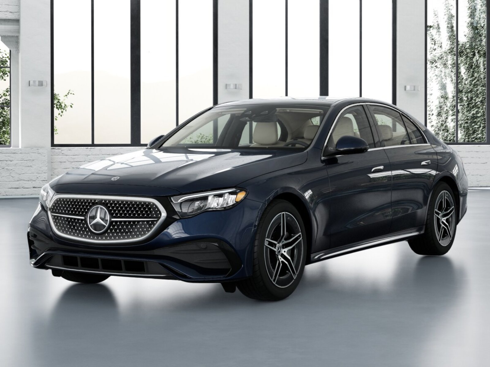 New 2027 Nautical Blue Metallic Mercedes-Benz E 450 image 1