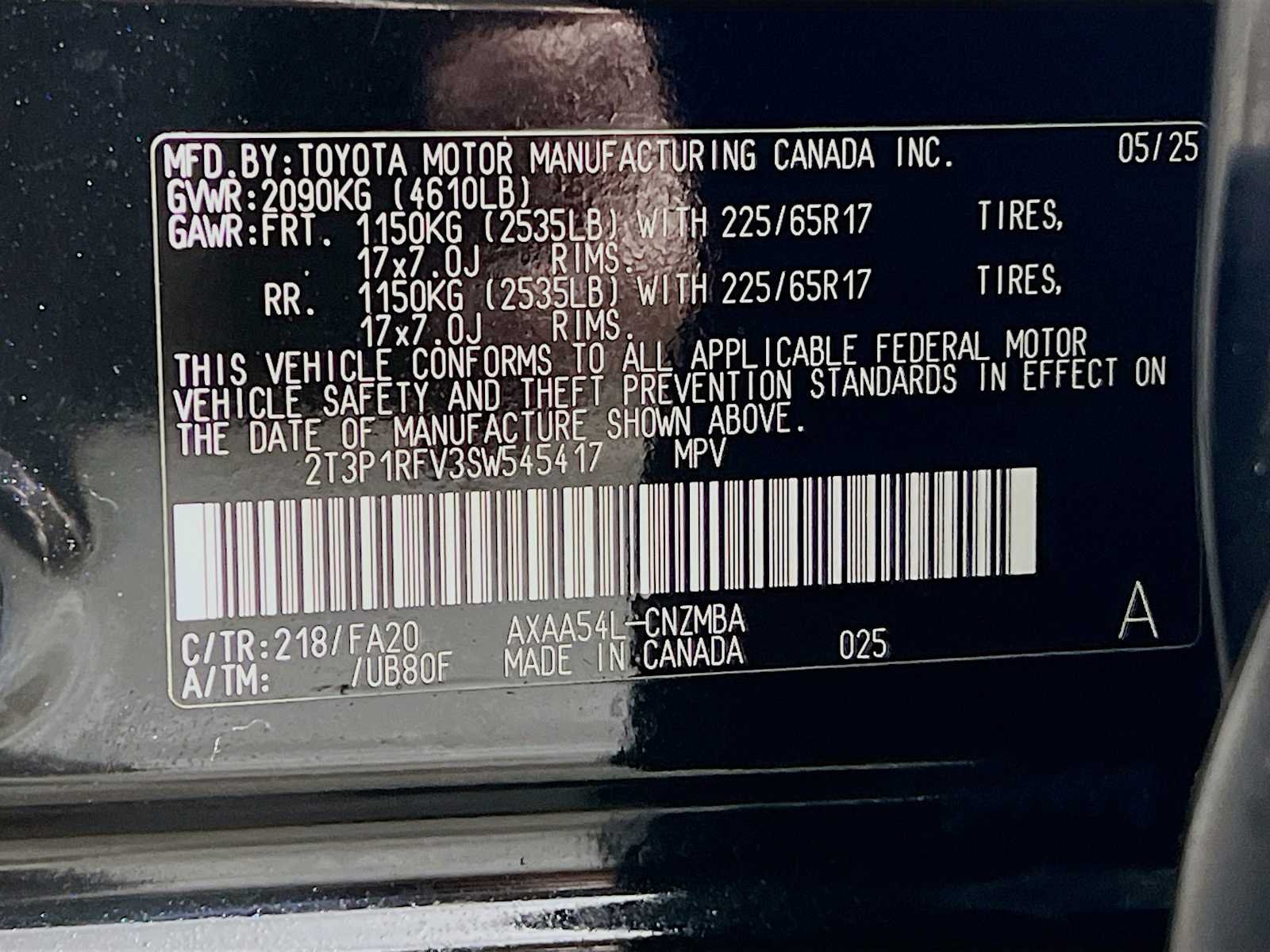 Used 2025 Midnight Black Metallic Toyota XLE image 31