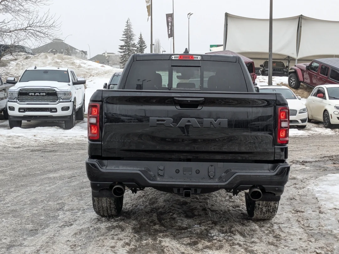 New 2026 Black RAM Sport - - Hurricane Turbo - 3.92 Axle - Anti-Spin Diff - Remote Start & More! image 7
