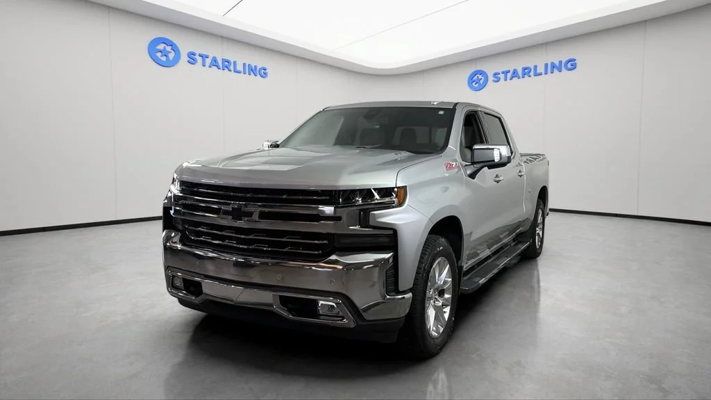Used 2021 SILVER ICE METALLIC Chevrolet LTZ image 2