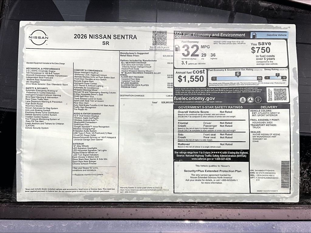 New 2026 Gray Nissan SR image 14