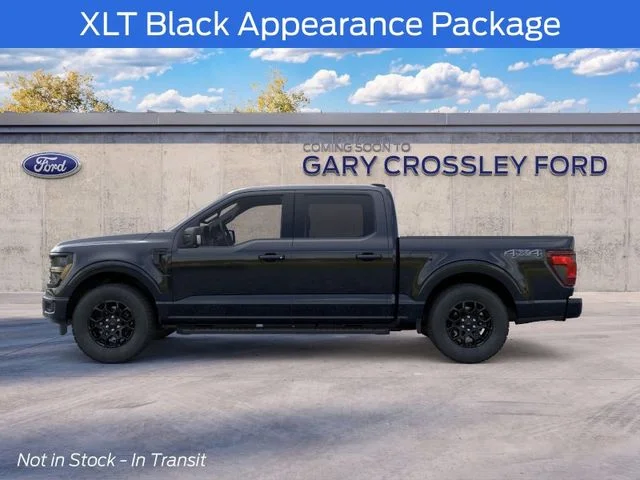 New 2026 Agate Black Metallic Ford XLT image 3