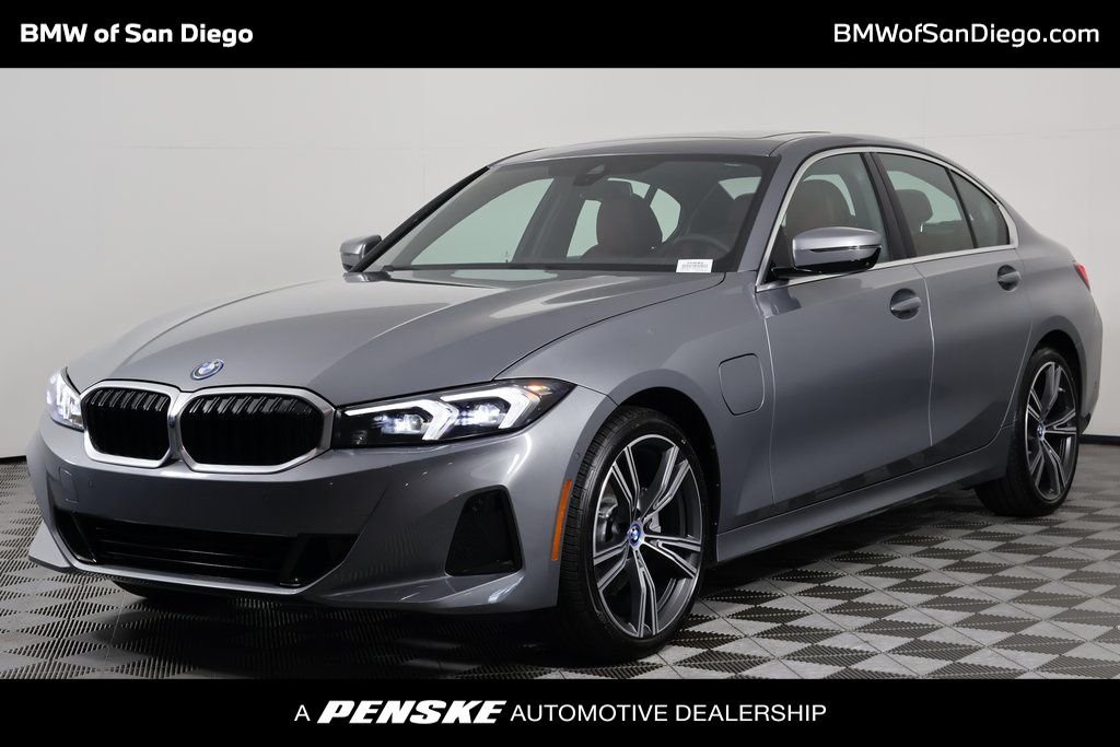 Certified Used 2024 Skyscraper Grey Metallic BMW 330e iPerformance image 1