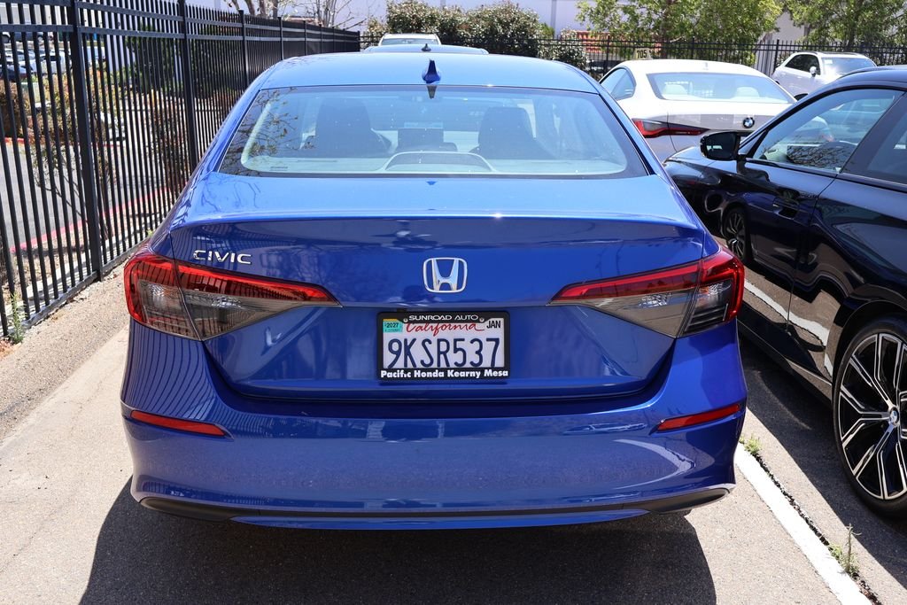 Used 2024 Aegean Blue Metallic Honda EX image 3