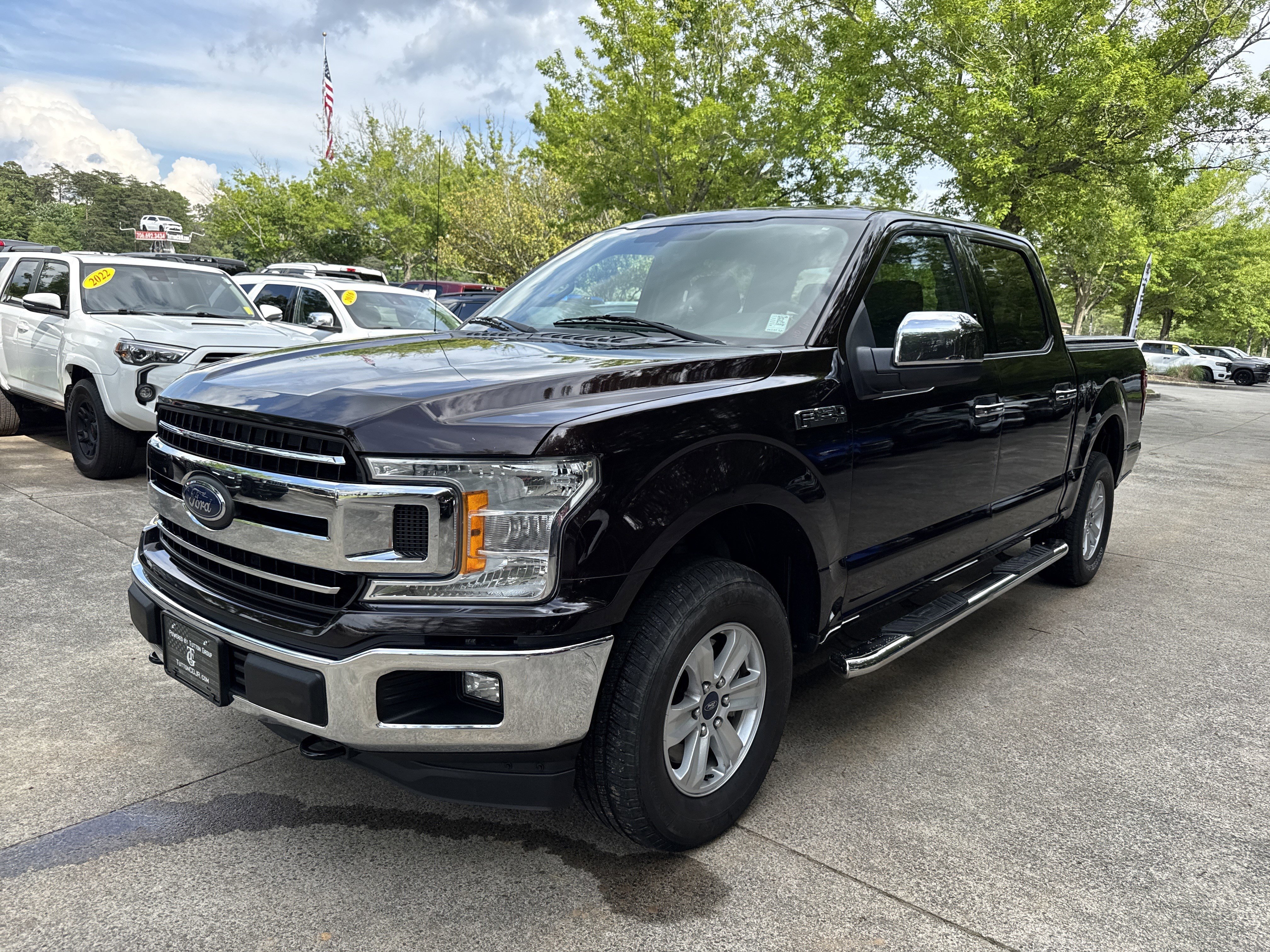 Used 2018 Magma Red Ford XLT image 3