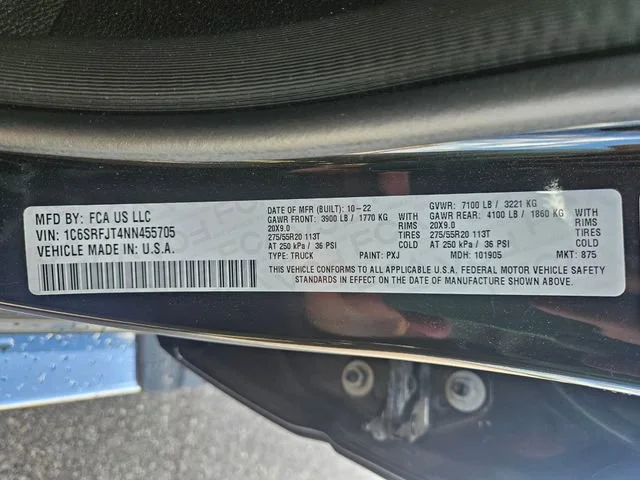 Used 2022 Black Ram Laramie image 29