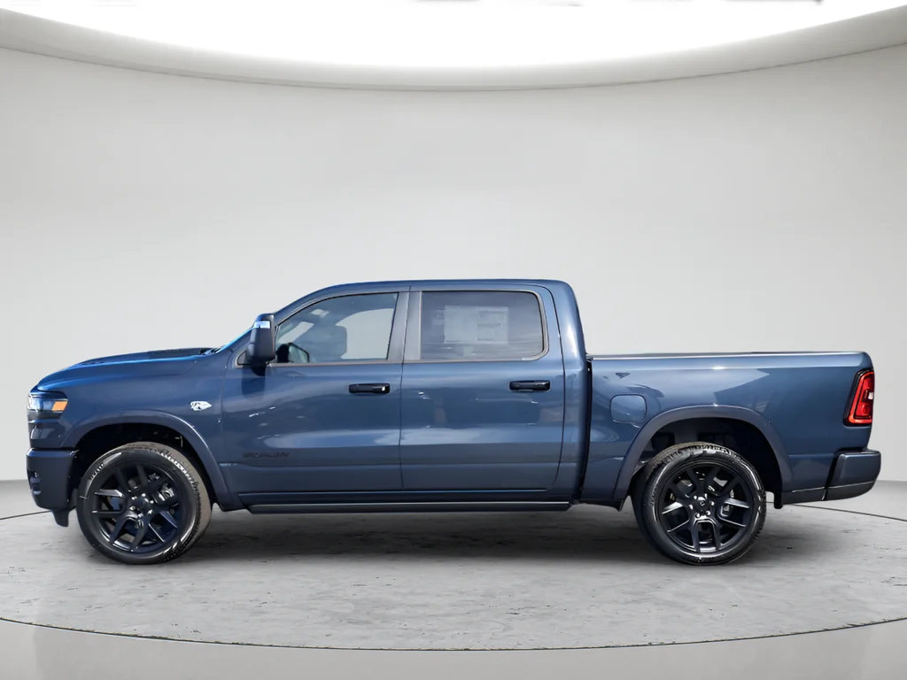 New 2026 Forged Blue Metallic Exterior Paint RAM Laramie image 6