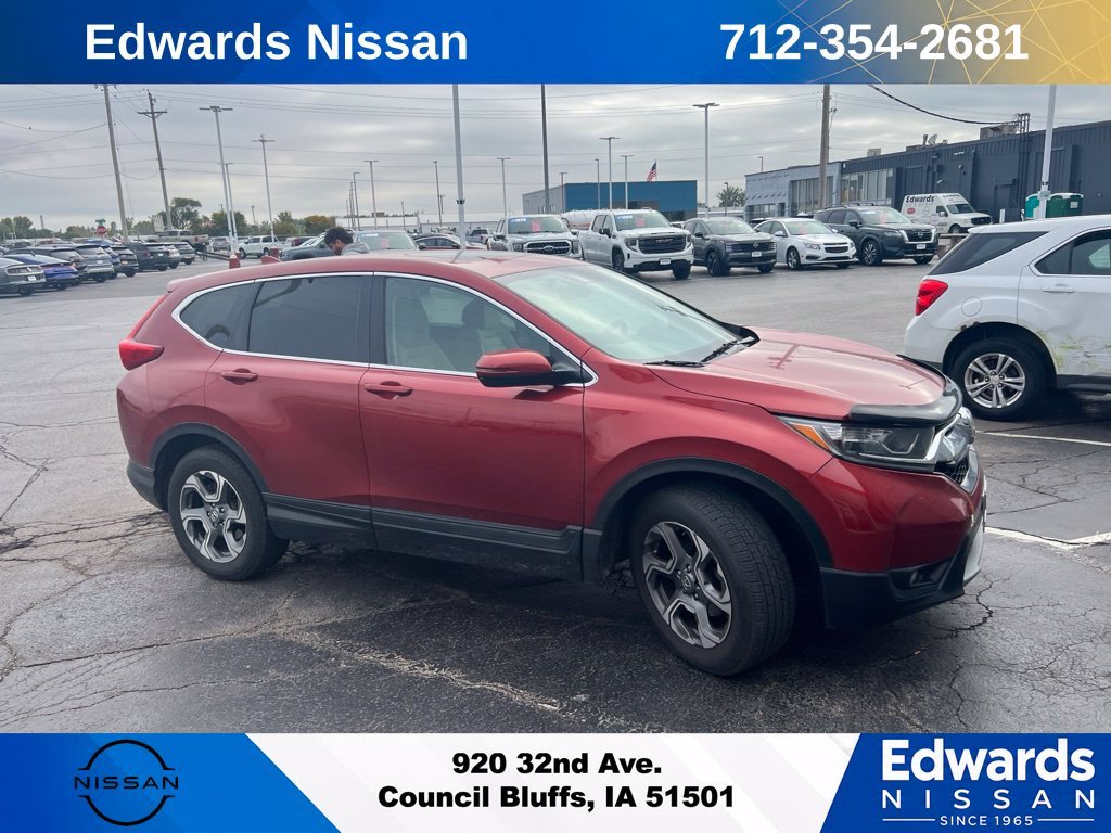Used 2019 Orange Honda EX image 1