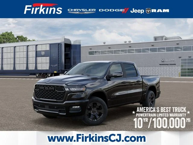 New 2026 Diamond Black Crystal Pearlcoat RAM Big Horn/Lone Star image 1