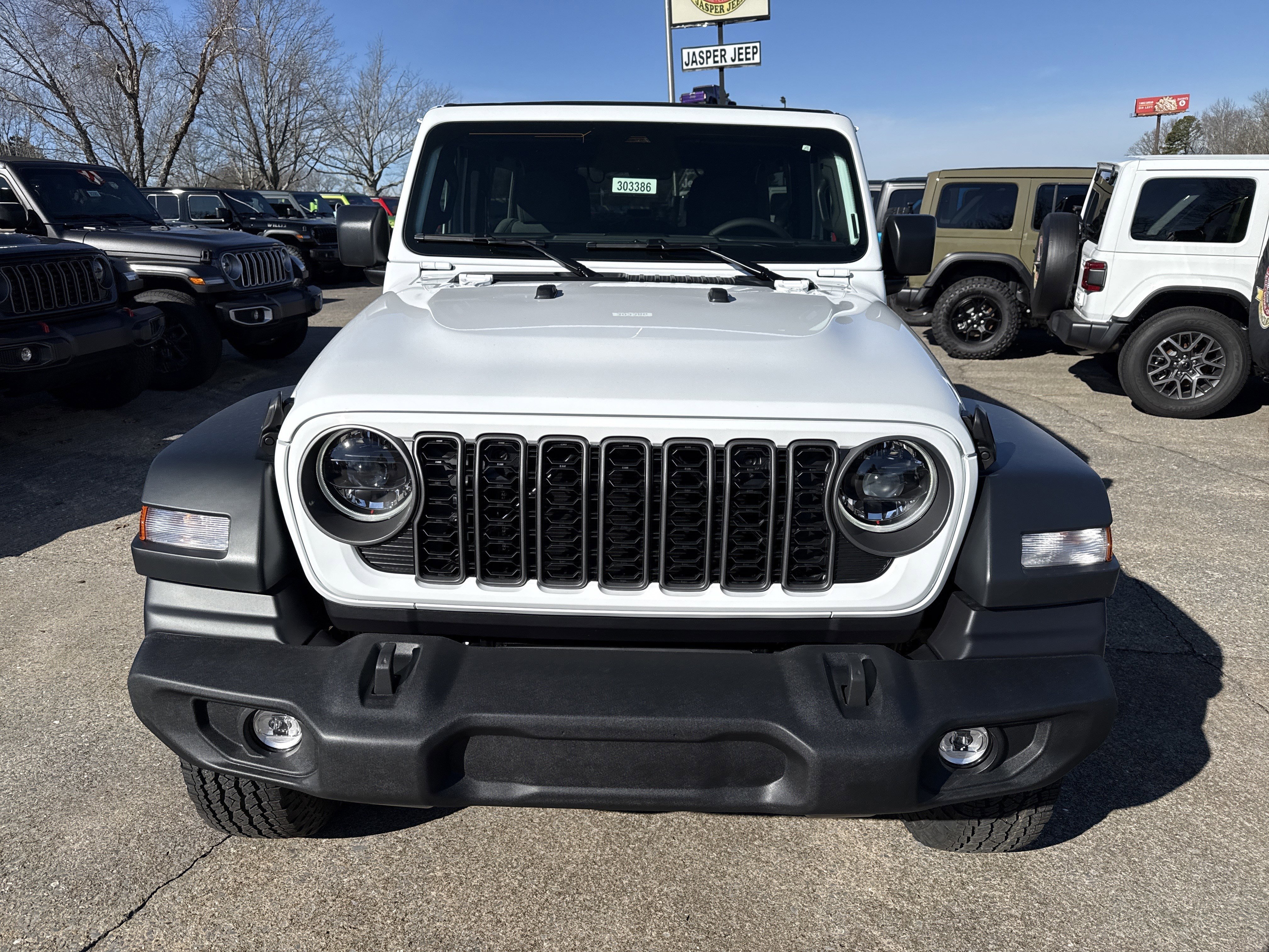New 2026 Bright White Clearcoat Jeep Sport S image 2