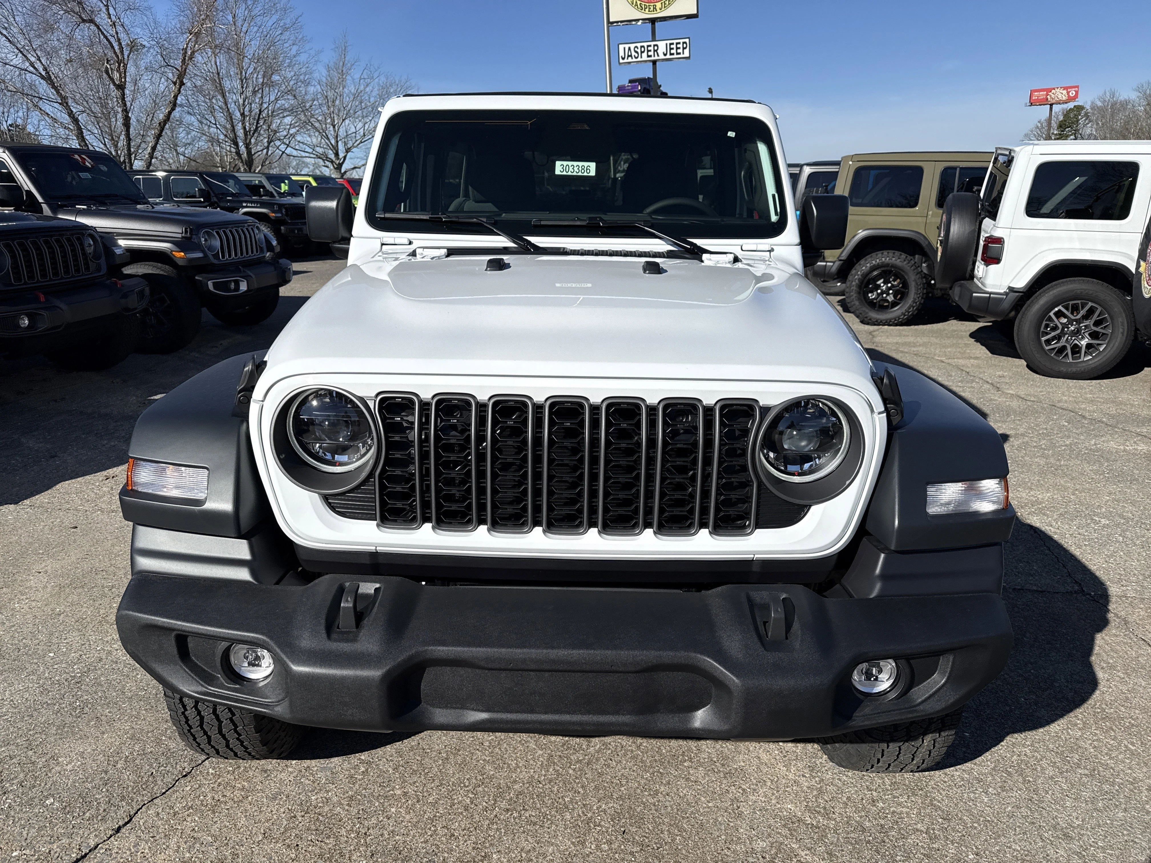 New 2026 Bright White Clearcoat Jeep Sport S image 2