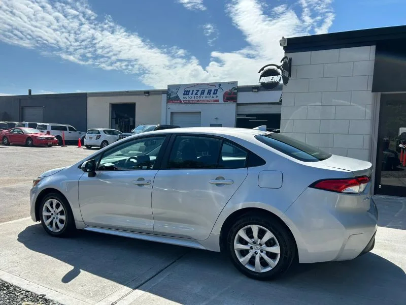 Used 2023 Silver Toyota LE Sedan 4D image 6