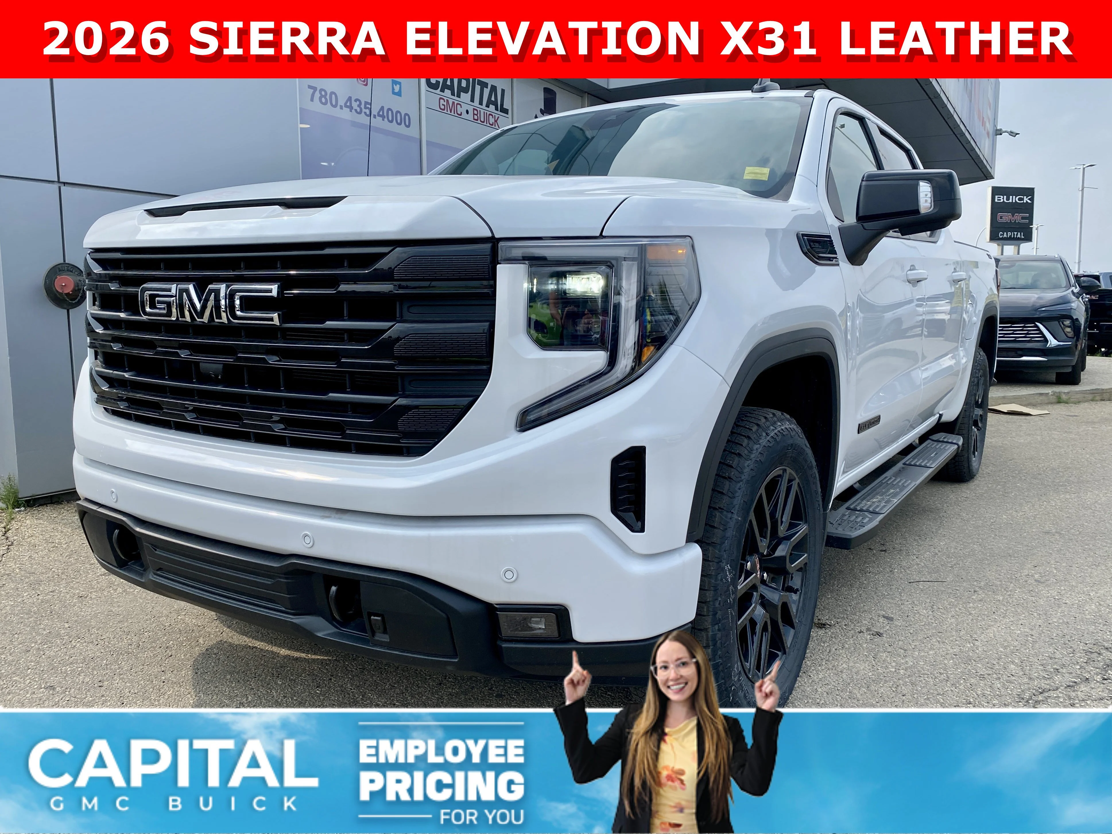 New 2026 Summit White GMC Elevation image 1