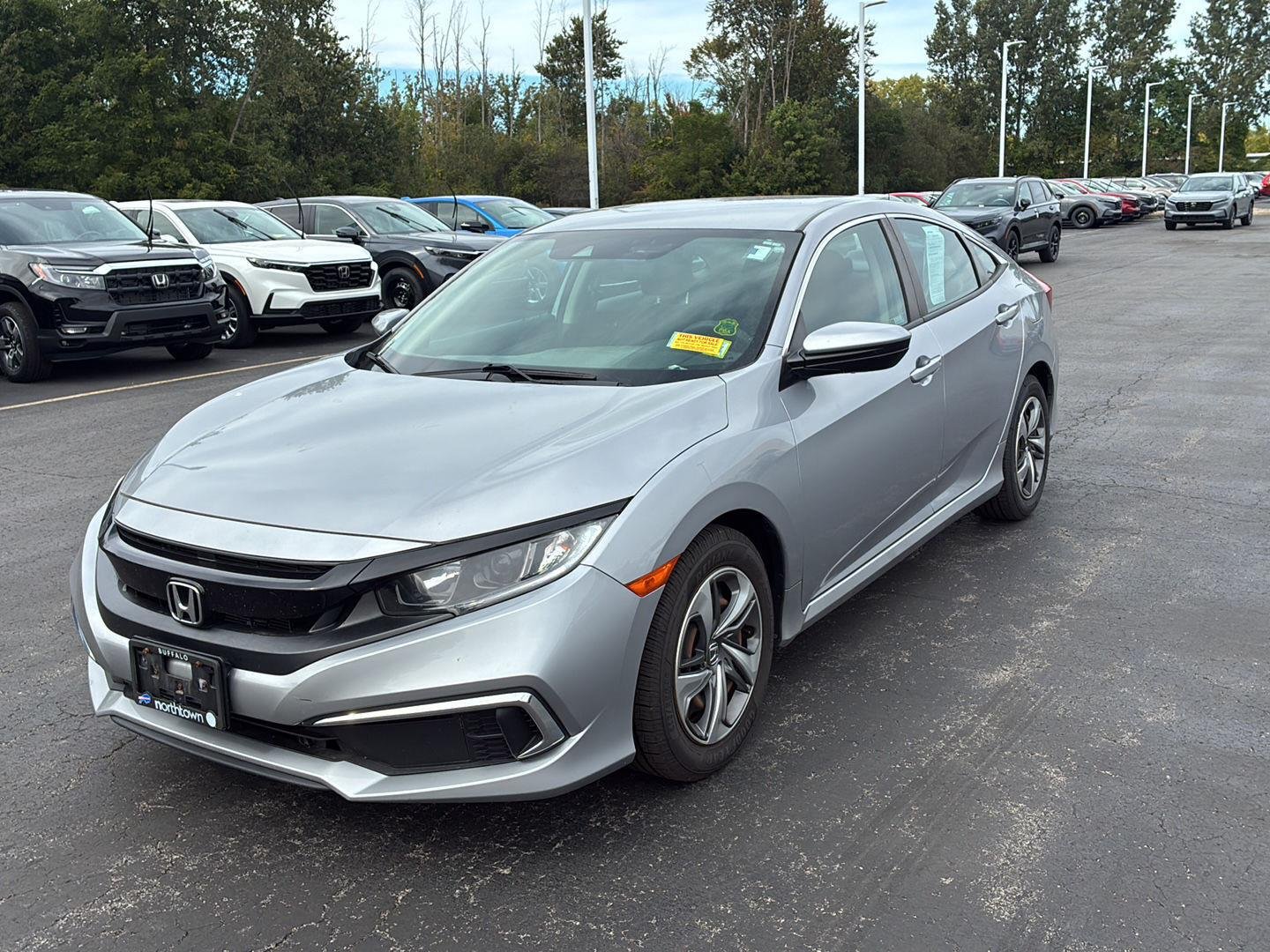 Used 2019 Lunar Silver Metallic Honda LX image 16