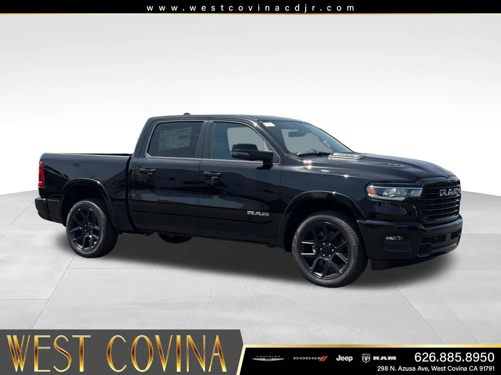 New 2026 Diamond Black Crystal Pearl-Coat Exterior Paint RAM Laramie image 7