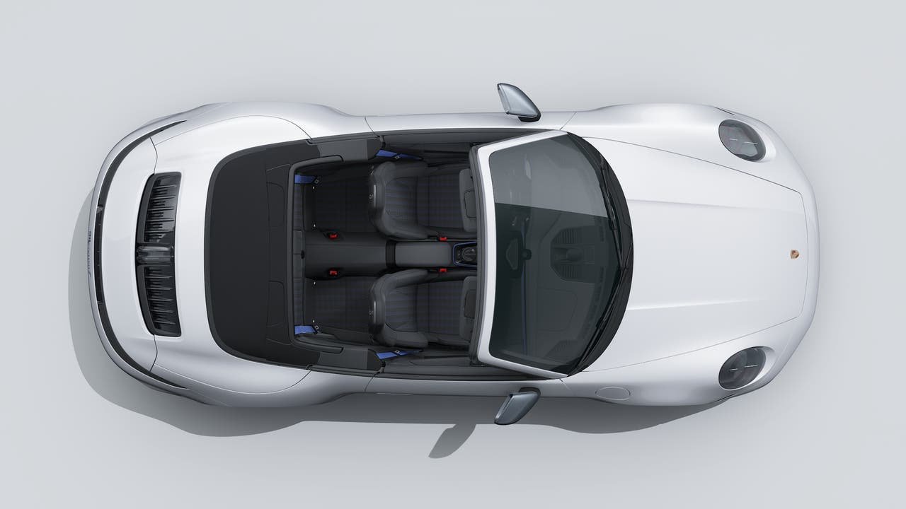 New 2026 ICE GREY MET Porsche Carrera T Cabriolet image 5