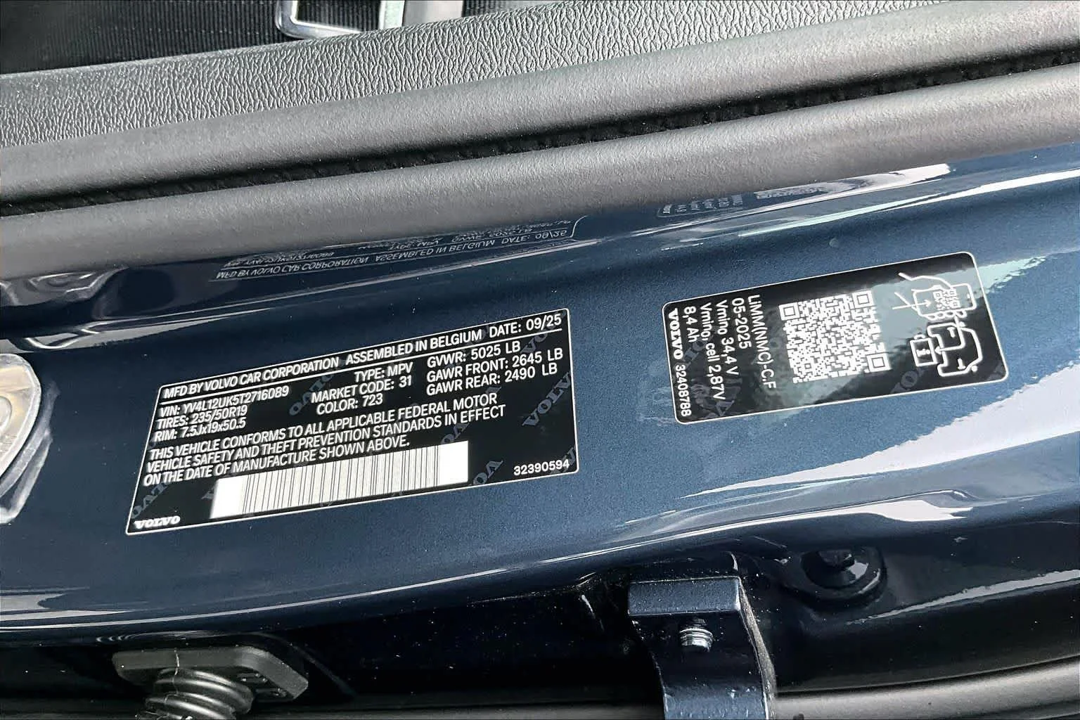 Used 2026 Denim Blue Volvo Core image 55