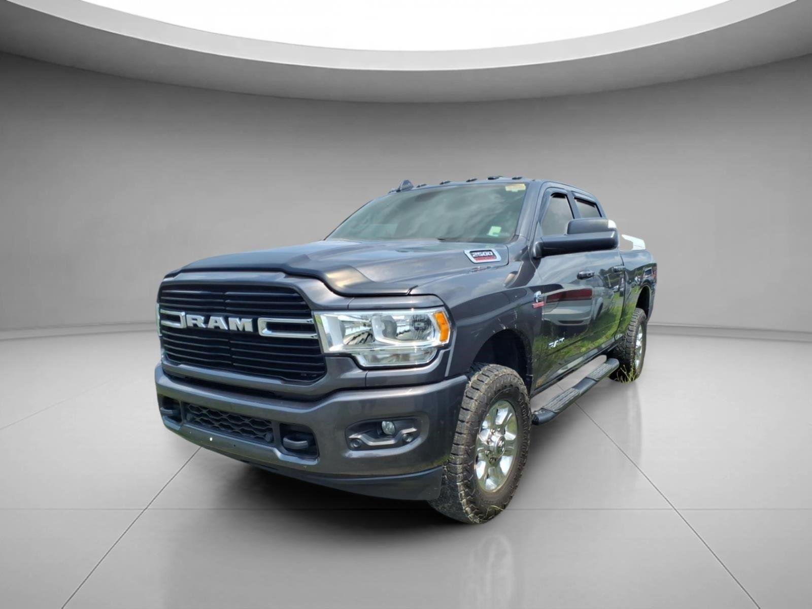 Used 2021 Granite Crystal Metallic Clearcoat Ram Big Horn image 1