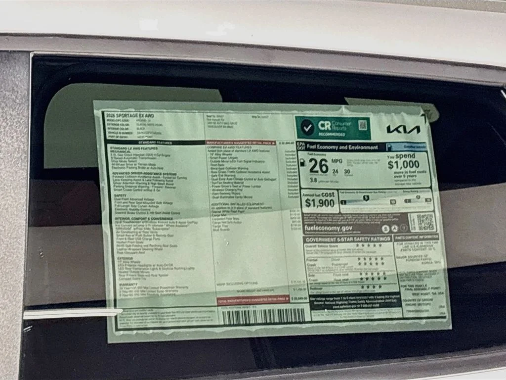 New 2026 Glacial White Pearl Kia EX image 23